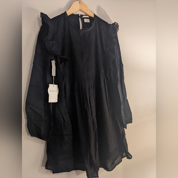 Aritzia Wilfred La Boheme Elia long sleeved ruffle dress - Picture 6 of 7